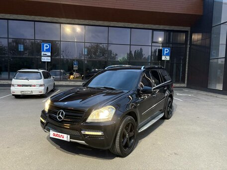 2009 Mercedes-Benz GL-Класс 350 I (X164) Рестайлинг, чёрный, 1490000 рублей, вид 2