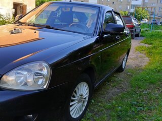 2013 Lada (ВАЗ) Priora I Рестайлинг, чёрный, 480000 рублей, вид 1