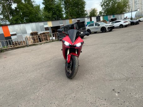 2005 Yamaha YZF-R6, красный, 460000 рублей, вид 3
