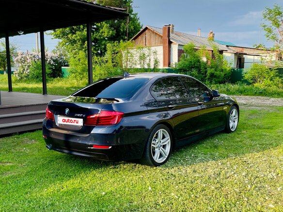 2015 BMW 5 серии 520d VI (F10/F11/F07) Рестайлинг, синий, 2700000 рублей