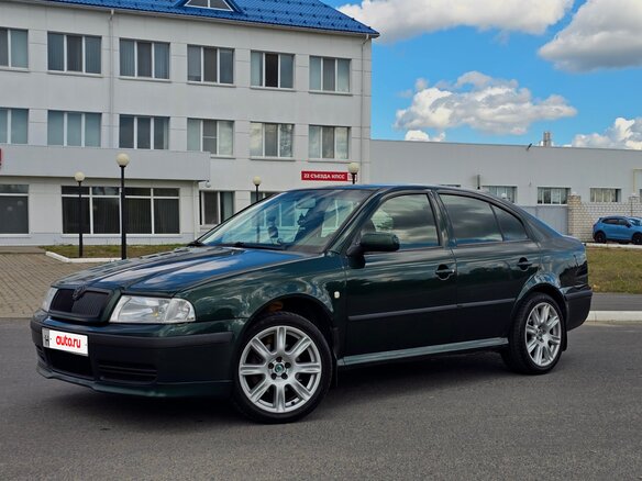 2003 Skoda Octavia I (A4) Рестайлинг, зелёный - вид 1