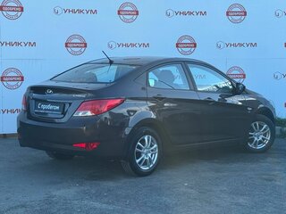 2016 Hyundai Solaris I Рестайлинг, коричневый, 949000 рублей, вид 5