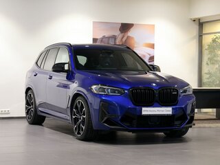 2022 BMW X3 M Competition I (F97) Рестайлинг, синий, 7290000 рублей, вид 3