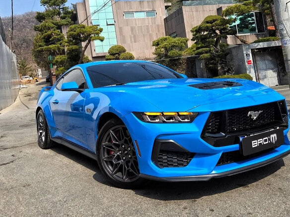 2026 Ford Mustang VII, голубой - вид 2