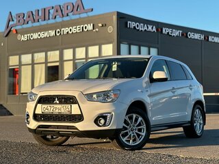 2014 Mitsubishi ASX I Рестайлинг, белый, 1249000 рублей, вид 1