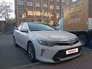 2014 Toyota Camry US Market VII (XV50) Рестайлинг, белый, 1900000 рублей, вид 2