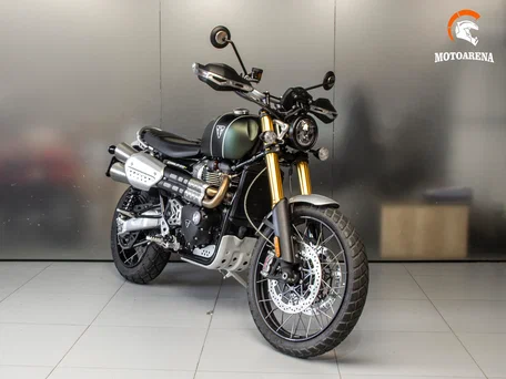 2021 Triumph Scrambler, зелёный, 1501473 рублей, вид 1