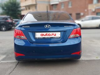2015 Hyundai Solaris I Рестайлинг, синий, 1050000 рублей, вид 5