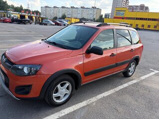 2017 Lada (ВАЗ) Kalina Cross II, оранжевый, 455000 рублей, вид 3