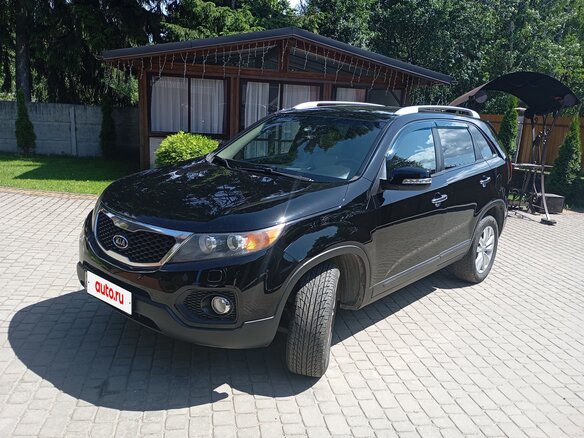 2010 Kia Sorento II, чёрный, 1067717 рублей - вид 1