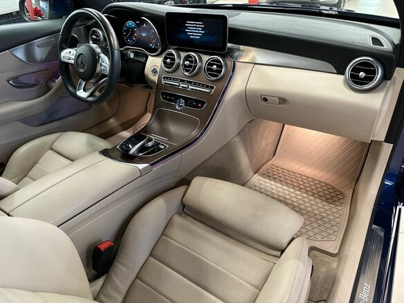 2019 Mercedes-Benz C-Класс 200 IV (W205) Рестайлинг, синий, 4290000 рублей - вид 24