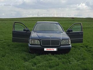 1994 Mercedes-Benz S-Класс 350 III (W140) Рестайлинг, синий, 650000 рублей, вид 1