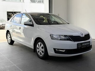 2017 Skoda Rapid I Рестайлинг, белый, 1125000 рублей, вид 3