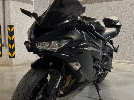 2019 Kawasaki ZX-6 Ninja, чёрный, 1200000 рублей, вид 4