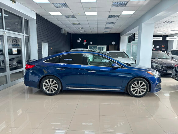 2015 Hyundai Sonata VII (LF), синий - вид 7