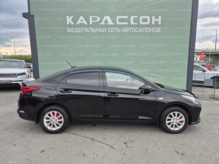 2020 Hyundai Solaris II Рестайлинг, чёрный, 1419000 рублей, вид 4
