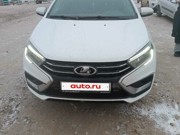 2023 Lada (ВАЗ) Vesta I Рестайлинг (NG), белый, 1330000 рублей - вид 1