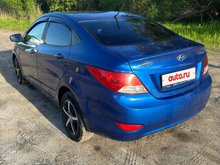 2012 Hyundai Solaris I, синий, 550000 рублей, вид 4