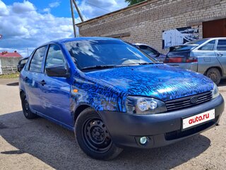 2008 Lada (ВАЗ) Kalina I, синий, 150000 рублей, вид 2