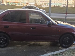 2008 Hyundai Accent ТагАЗ II, красный, 270000 рублей, вид 4