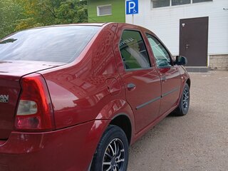 2012 Renault Logan I Рестайлинг, красный, 388000 рублей, вид 4