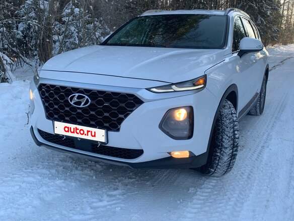 2019 Hyundai Santa Fe IV, белый, 2220000 рублей - вид 16