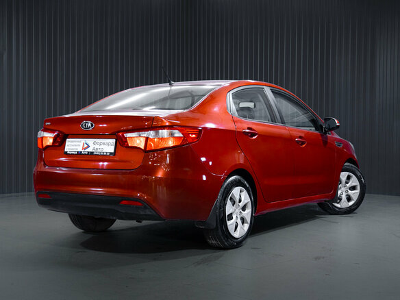 2012 Kia Rio 5-speed III, красный, 649000 рублей - вид 6