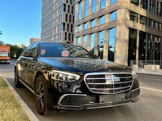 2022 Mercedes-Benz S-Класс 350 d 4MATIC VII (W223), чёрный, 10100000 рублей, вид 4