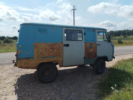 2000 УАЗ 3909, голубой, 155000 рублей, вид 2