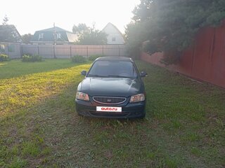2004 Hyundai Accent ТагАЗ II, чёрный, 299000 рублей, вид 2