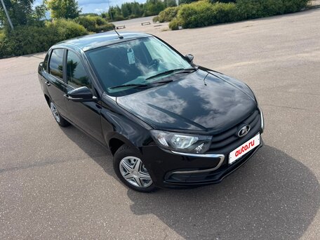 2024 Lada (ВАЗ) Granta I Рестайлинг, чёрный, 615000 рублей, вид 4