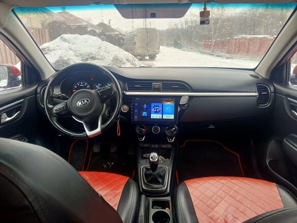 2017 Kia Rio IV, красный, 1250000 рублей - вид 6