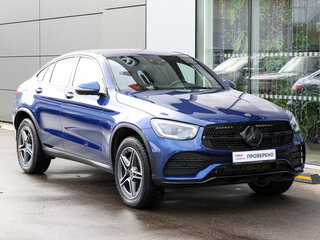 2019 Mercedes-Benz GLC Coupe 300 I (C253) Рестайлинг, синий, 4498000 рублей, вид 3
