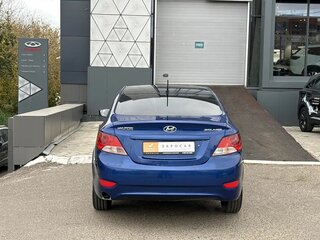 2012 Hyundai Solaris I, синий, 582000 рублей, вид 5