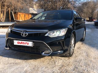 2017 Toyota Camry VII (XV50) Рестайлинг, чёрный, 2300000 рублей, вид 1