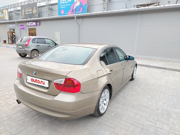 2006 BMW 3 серии 325i V (E90/E91/E92/E93), коричневый, 860000 рублей - вид 5