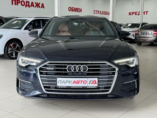 2021 Audi A6 45 TFSI V (C8), синий, 3870000 рублей, вид 3