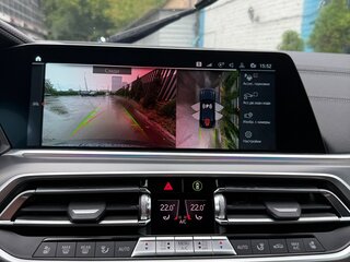 2021 BMW X6 30d III (G06), синий, 8500000 рублей, вид 4