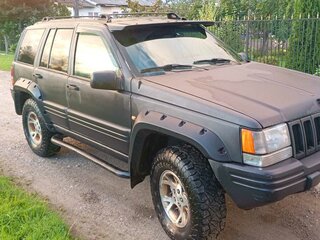 1997 Jeep Grand Cherokee I (ZJ) Рестайлинг, чёрный, 950000 рублей, вид 3