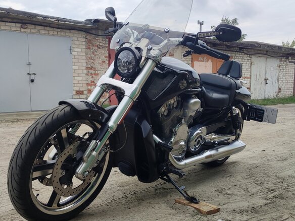 2012 Harley-Davidson V-Rod Muscle, чёрный, 1190000 рублей