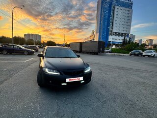 2007 Mazda 6 I (GG) Рестайлинг, чёрный, 560000 рублей, вид 2