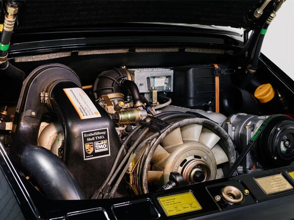 1989 Porsche 911 Carrera II (911, 930), чёрный - вид 37