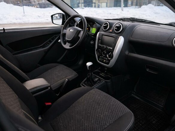 2015 Lada (ВАЗ) Granta I, пурпурный, 315000 рублей - вид 8