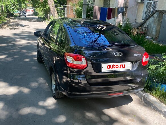 2015 Lada (ВАЗ) Granta I, чёрный, 345000 рублей - вид 2