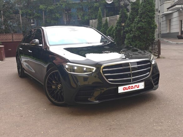 2021 Mercedes-Benz S-Класс 350 d Long 4MATIC VII (W223), чёрный - вид 1