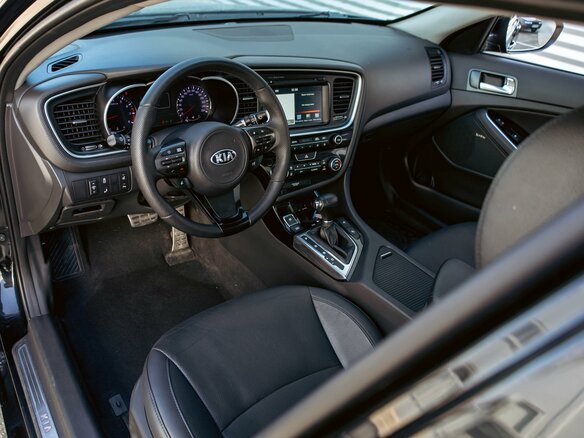 2014 Kia Optima III Рестайлинг, чёрный - вид 12