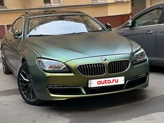 2012 BMW 6 серии Gran Coupe 650i xDrive III (F06/F13/F12), зелёный, 2800000 рублей, вид 4