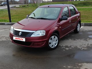 2011 Renault Logan I Рестайлинг, красный, 650000 рублей, вид 1
