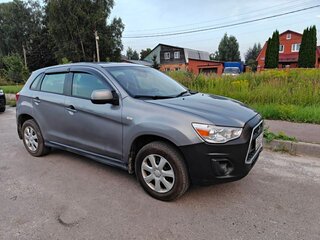 2014 Mitsubishi ASX I Рестайлинг, серый, 1000000 рублей, вид 3