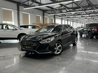 2018 Hyundai Sonata VII (LF) Рестайлинг, чёрный, 1560000 рублей, вид 1